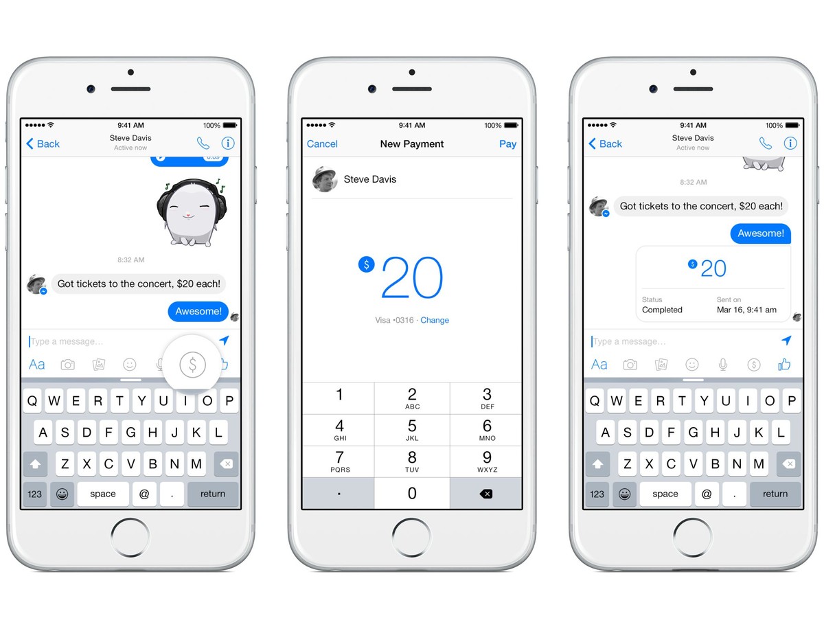 Facebook Payment Messenger