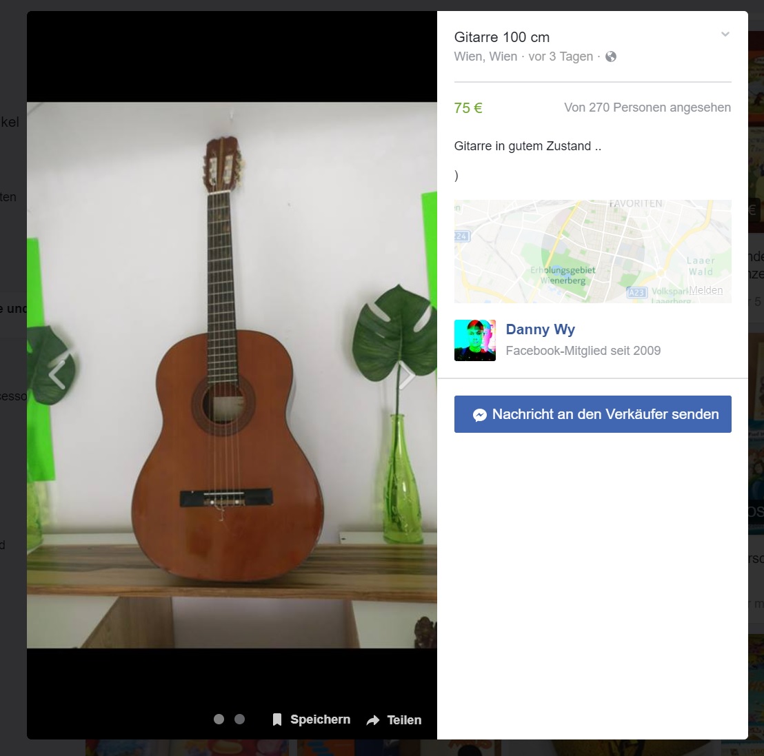 Facebook Marketplace Artikel Detail